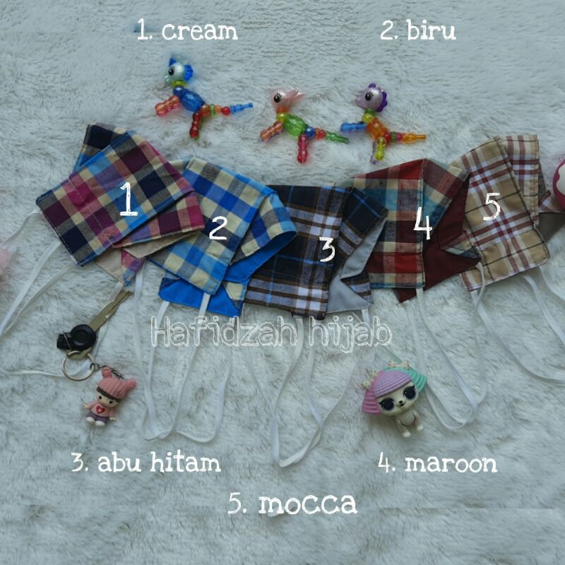 MASKER KAIN HIJAB, MASKER 3D