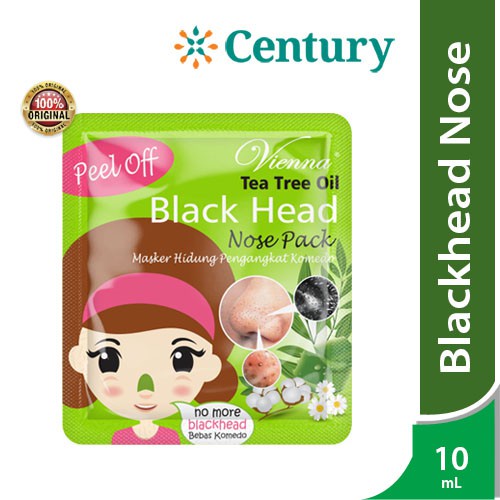 Vienna Peel Off  Black head Tea Tree Oil 10 ML / Masker Wajah / Masker Hidung Peel Off