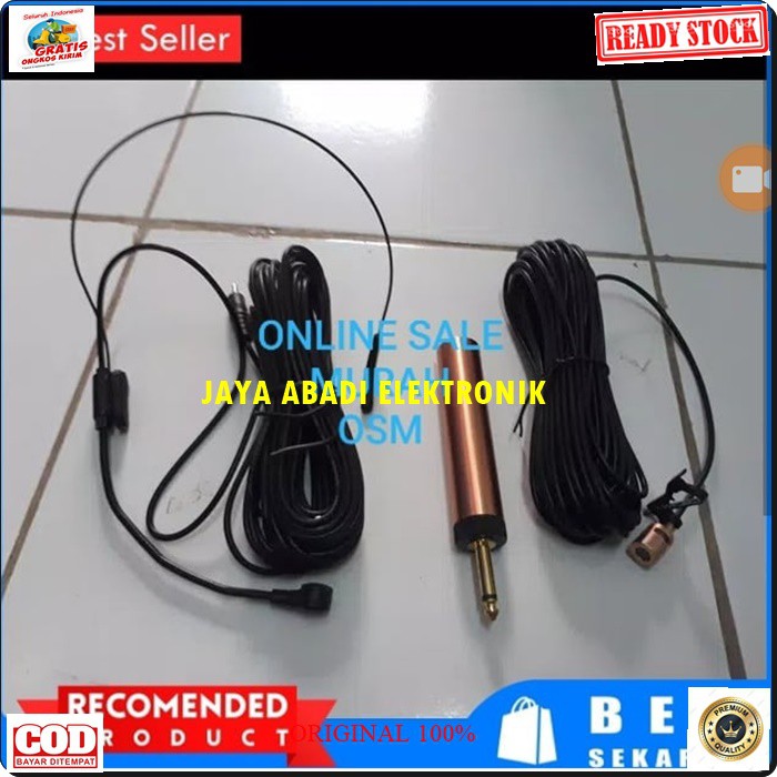 G61 Shure mic kabel headset jepit clip on kancing kerah baju condesor bando klip mik cable profesional pro vocal vokal karaoke mikrophone microphone audio sound system panggung dj studio sensitif aux YOUTUBER G61  BISA DIGUNAKAN SEGALA JENIS AUDIO  BISA J