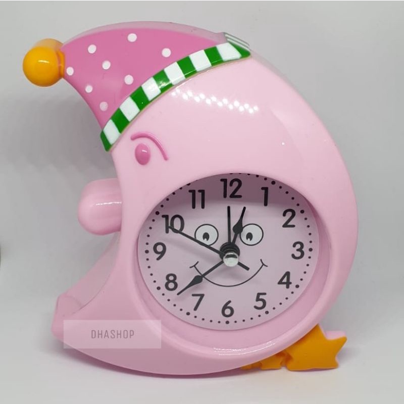 Jam meja Weker Alarm Clock Karakter Bulan