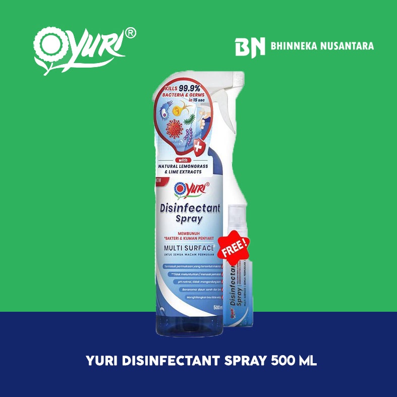 Yuri Disinfectant Spray 500 Ml