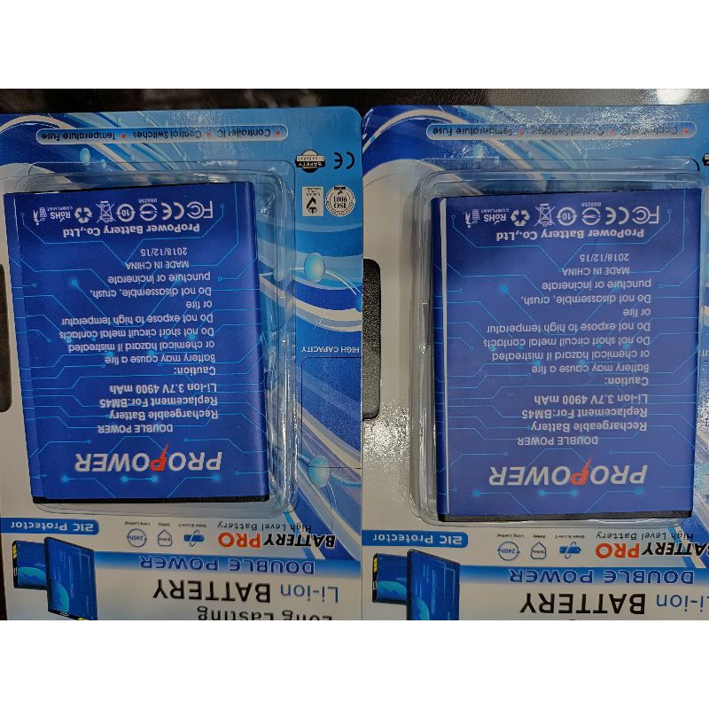 Baterai Double power pro power Xiaomi Redmi note 2 BM45