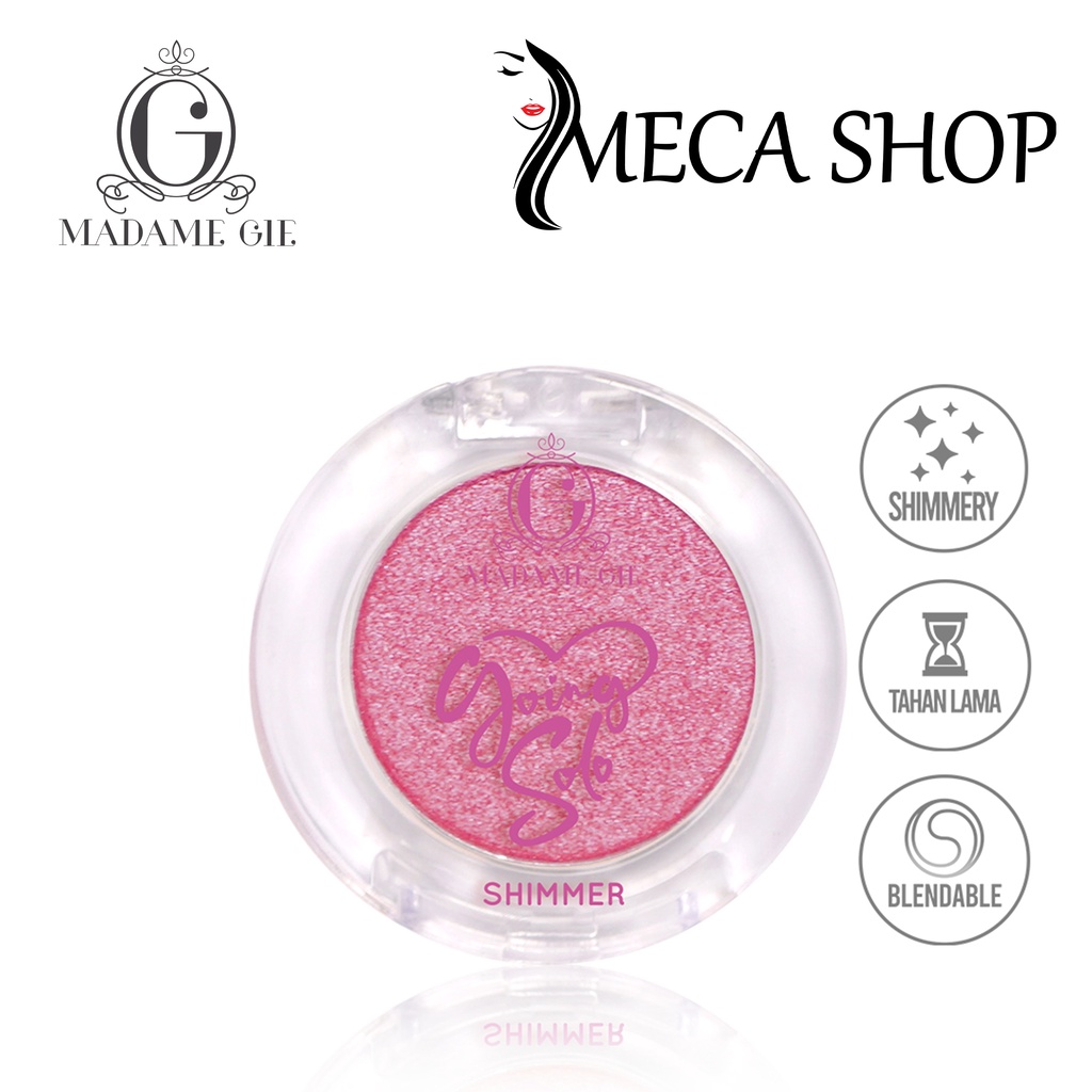 Madame Gie Going Solo Shimmery Pressed Eyeshadow - MakeUp