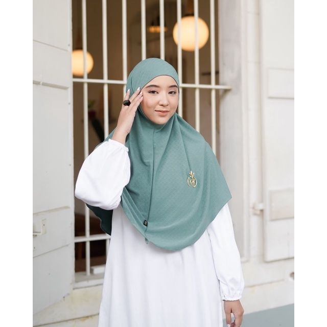 Koyu Hijab Instan Bergo Jersey Premium Liliana