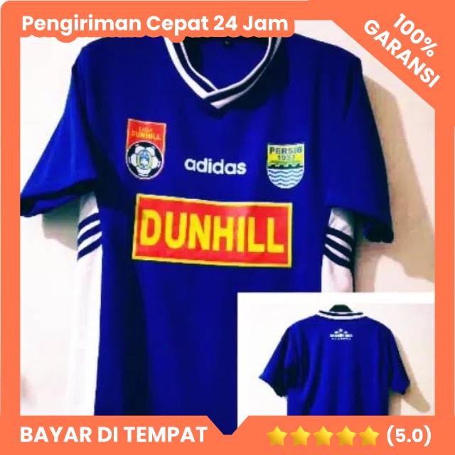 BEST SELLER baju bola dunhil prsib biru retro Prmium M L XL XXL