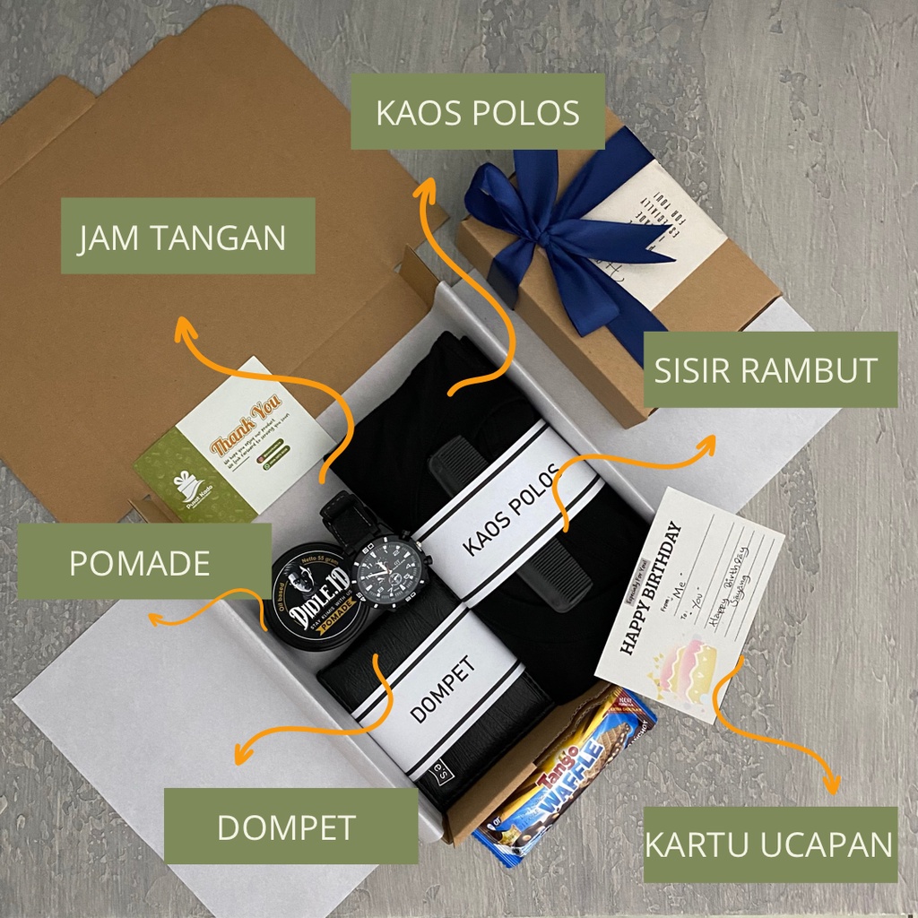 

Hampers cowok murah | Kado ulang tahun | Hampers ulang tahun | Giftbox cowok