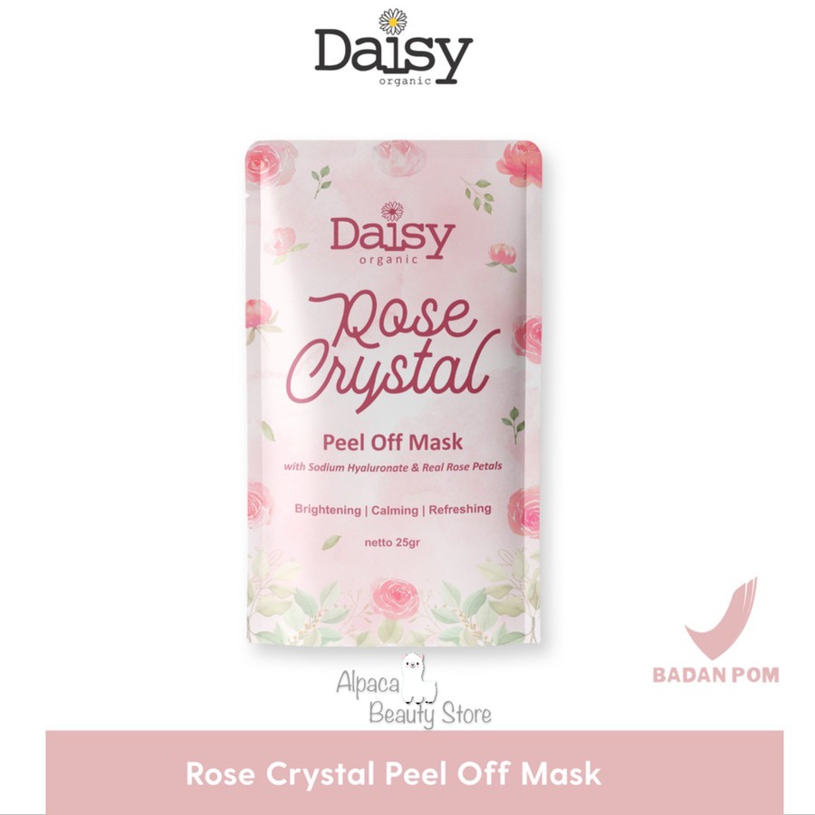 Daisy Organic Rose Crystal Peel Off Mask