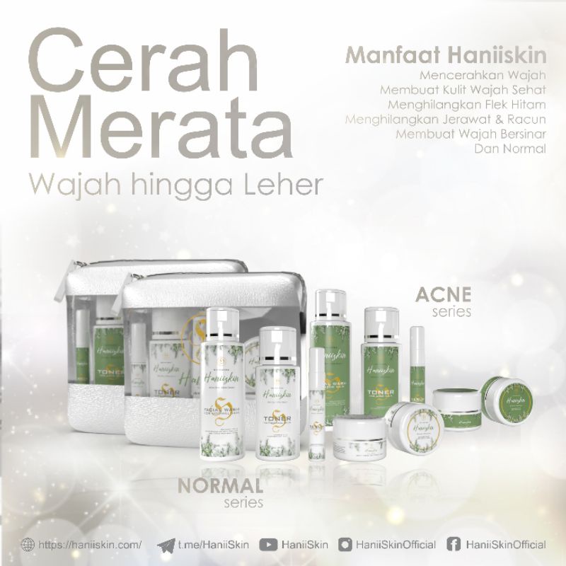 FREE GIFT !!! Haniiskin Skincare 1paket+Serum Premium !! 100% Original.-7