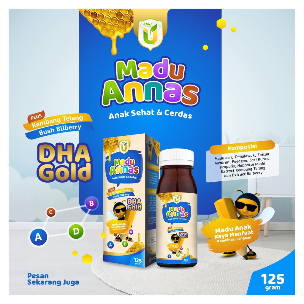 

Madu ANNAS ( Formula Madu Untuk Anak Sehat Dan Cerdas )