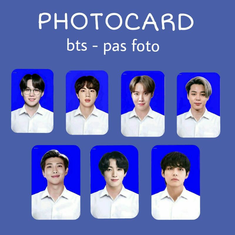 [PHOTOCARD] BTS - pas foto