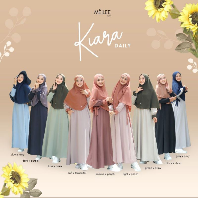 Kiara daily gamis cantik dari meilee