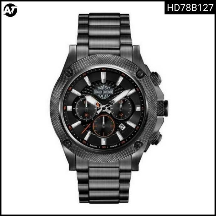 Jam Tangan Pria Harley Davidson Hd78B127 By Bulova Original Resmi Resadimitri