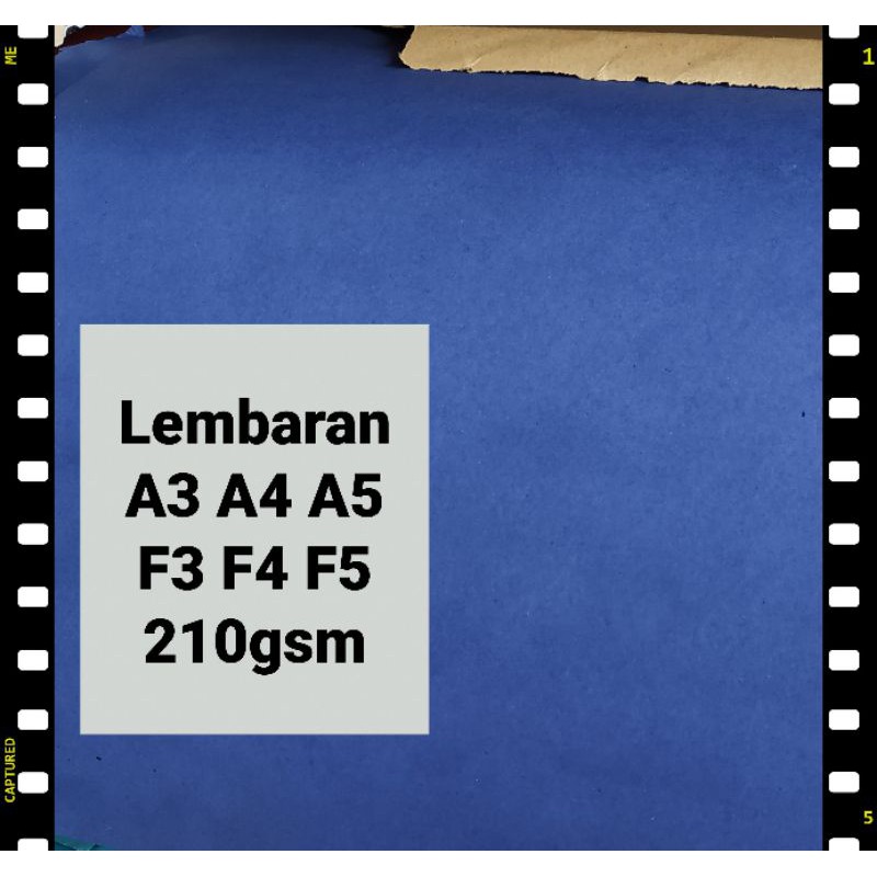 

Kertas Bc manila Biru Benhur 200gsm Lembaran A2 A3+ A3 A4 A5 A6 F3 F4 F5 Custom