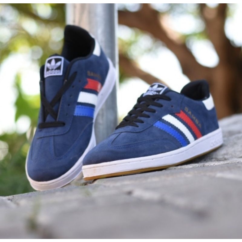 Sepatu Casual Pria Adidas Samba Full Suede Grade Ori