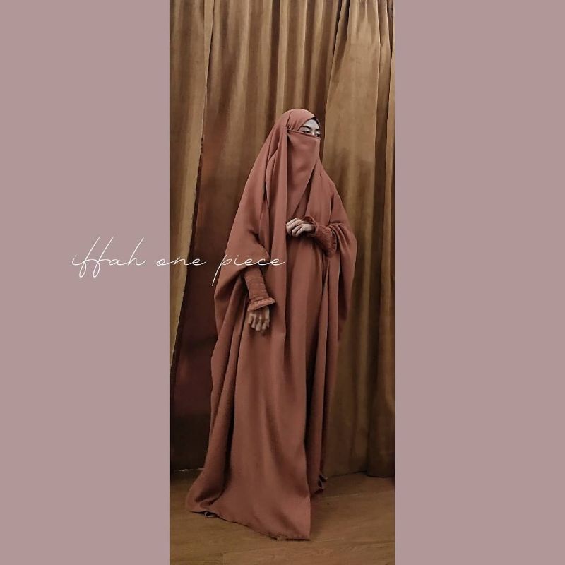 French Khimar overhead iffah one piece original