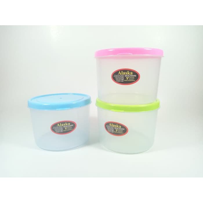 Toples / Wadah Plastik / Food Container Warna Warni Medium