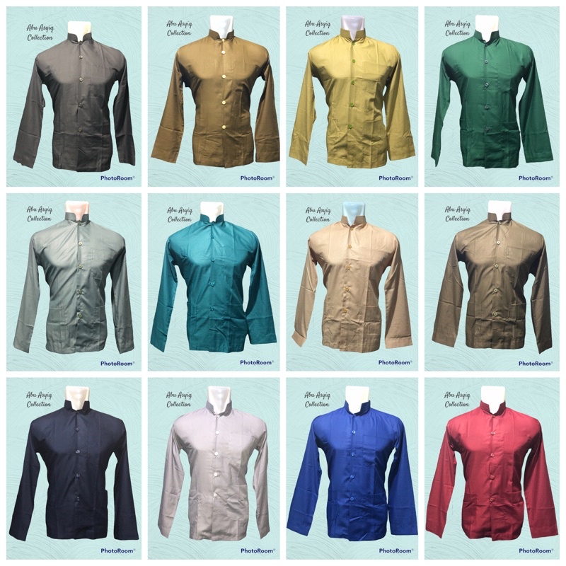 koko haibah/ baju muslim/ busana muslim pria Abu Asyiq T collection
