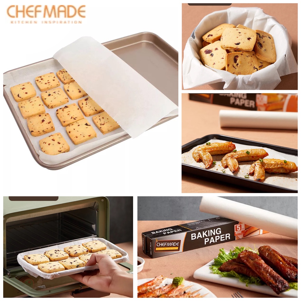 Chefmade Kertas Baking Paper 30cm panjang 5m WK9160