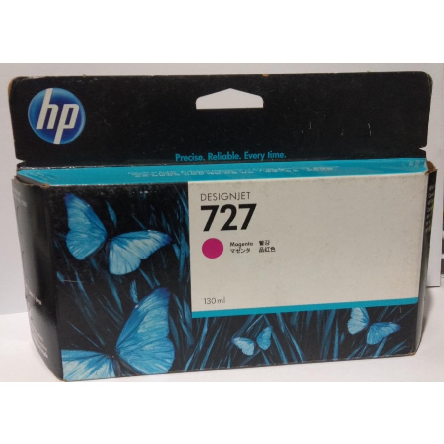 Tinta Plotter HP 727 magenta 130ml perpanjang garansi 2022 original