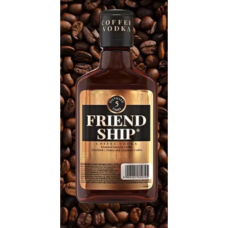 Friendship coffee vodka 180ml Coffee friendship Coffee liquor 24 botol