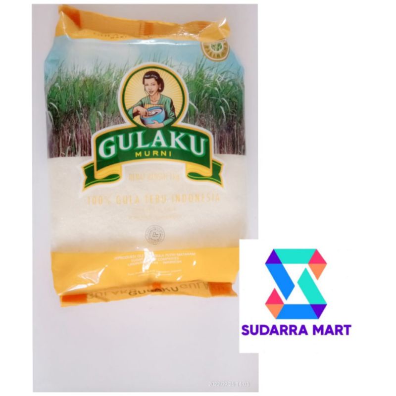 

Gula pasir Gulaku kemasan kuning / Hijau