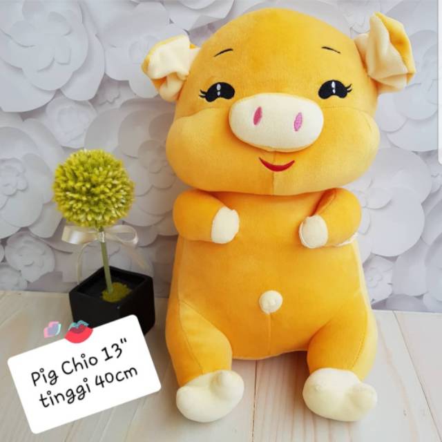 Boneka Pig Chio 13&quot; Large