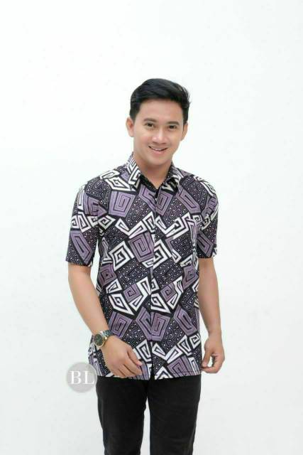 Baju Batik Pria Gus Azmi Syubbanul Muslimin Batik Katun Halus Hadroh Azzahir Hilwa Ala Santri Modern