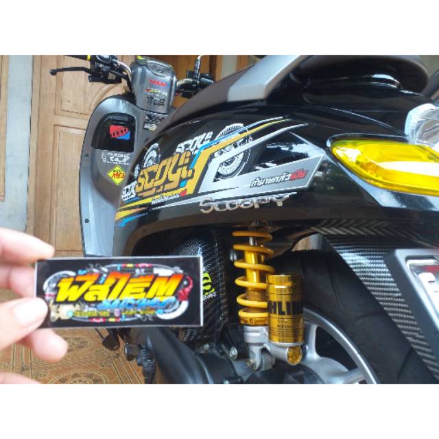 Striping Transparan Scoopy New Simple