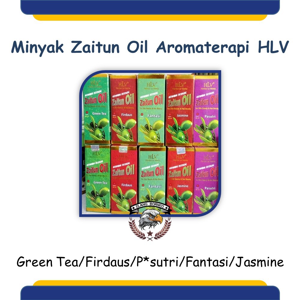 Minyak Zaitun Oil Aromatherapy Aroma Terapi HLV 60ml Kulit dan Rambut
