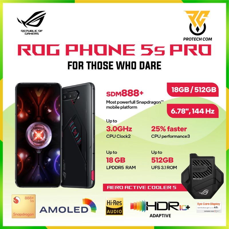 Asus ROG Phone 5s 18 GB / 512GB