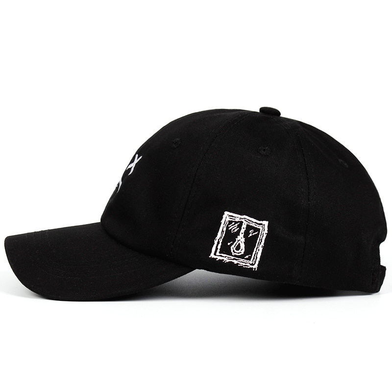 VORON Topi Baseball Snapback Marshmello Sad HITAM