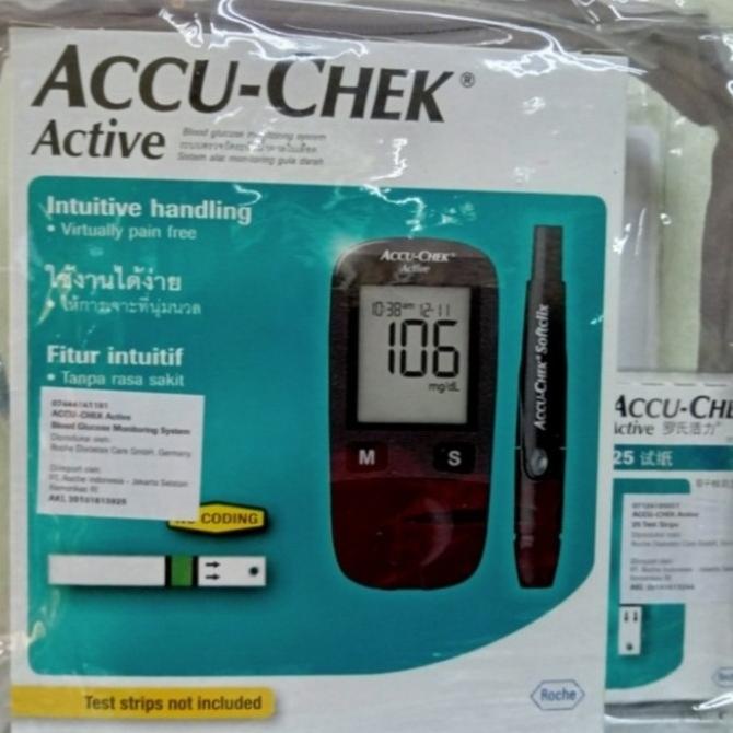 Alat Accu Check Active/ Alat Cek Gula Darah Termurah
