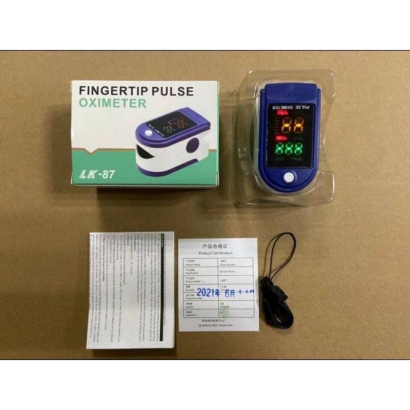 Jual oxymeter pulse LK87 oximeter | Shopee Indonesia