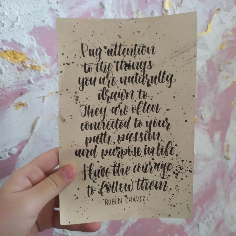 

FOR SALE | QUOTES MOTIVATION CALLIGRAPHY