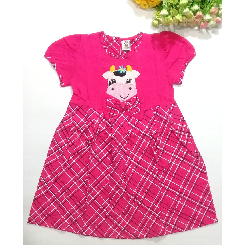 Dress bayi nobuko sapi / rok anak lucu Baju Bayi Perempuan murah pakaian bayi murah