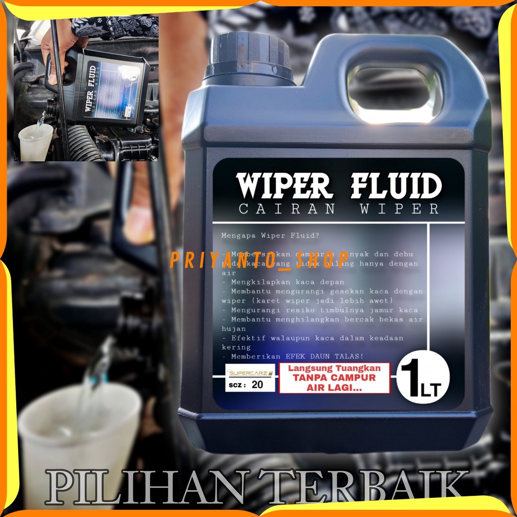 WIPER FLUID CAIRAN PEMBERSIH KACA MOBIL TERBAIK