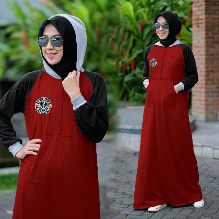 GAMIS FATIN AMUZEN ZAHRANA/ GAMIS POLOS SYAR'I/ JUAL GAMIS LEBARAN 2030 Dress Panjang Azkiya M 31RDU