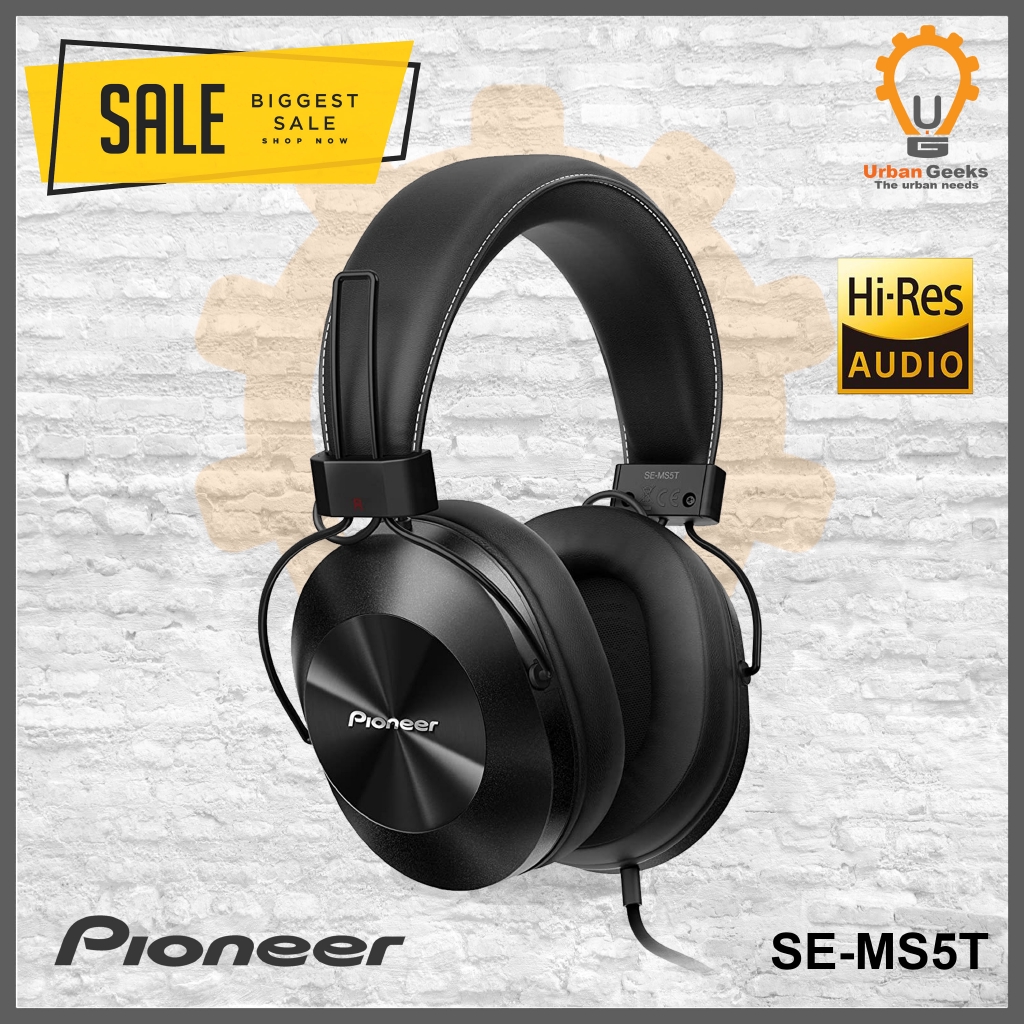 Pioneer High Res Over Ear Headphone SE-MS5T