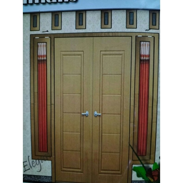 1set kusen pintu utama