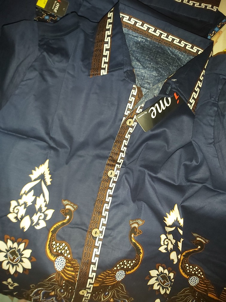 Kemeja Batik Anak 001 Jm - Dres Batik Anak - Kemeja Merah