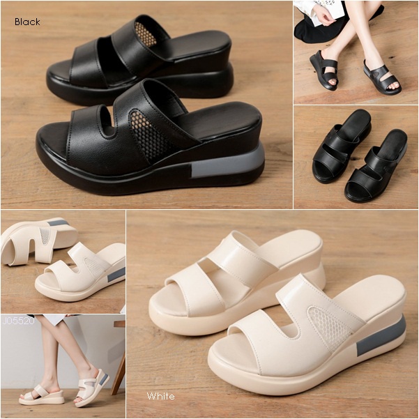 WEDGES SANDAL SIMPEL NYAMAN WEDGES WANITA IMPORT WEDGES TINGGI WEDGES CEWE J05520