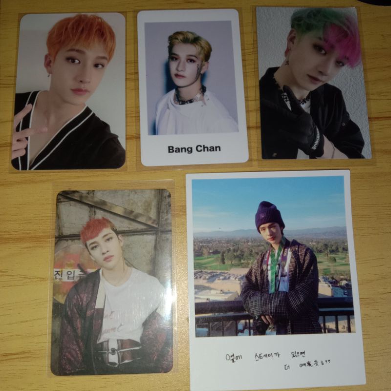 straykids photocard bangchan go live inlife scars polaroid hyunjin appmus noeasy
