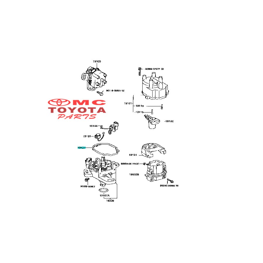 Paking Tutup Delco Camry Corona 19127-74050