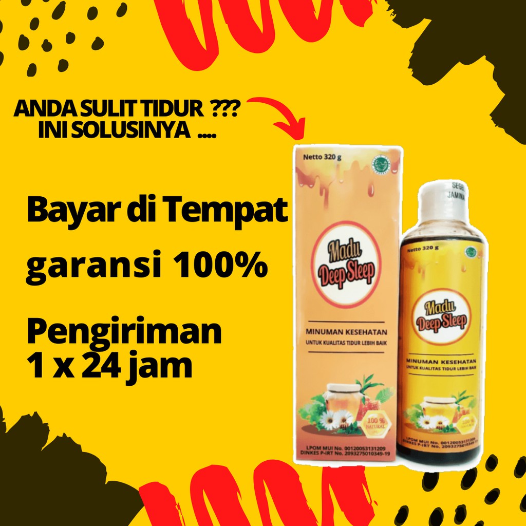 

MADU HERBAL ASLI OBAT TIDUR INSOMNIA SUPLEMEN TUBUH MULTIVITAMIN DAYA TAHAN TUBUH ORIGINAL TERLARIS