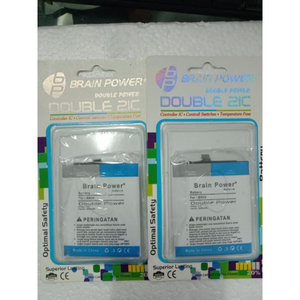 BATRE BAT BATERAI DOUBLE POWER XIOMI BN34