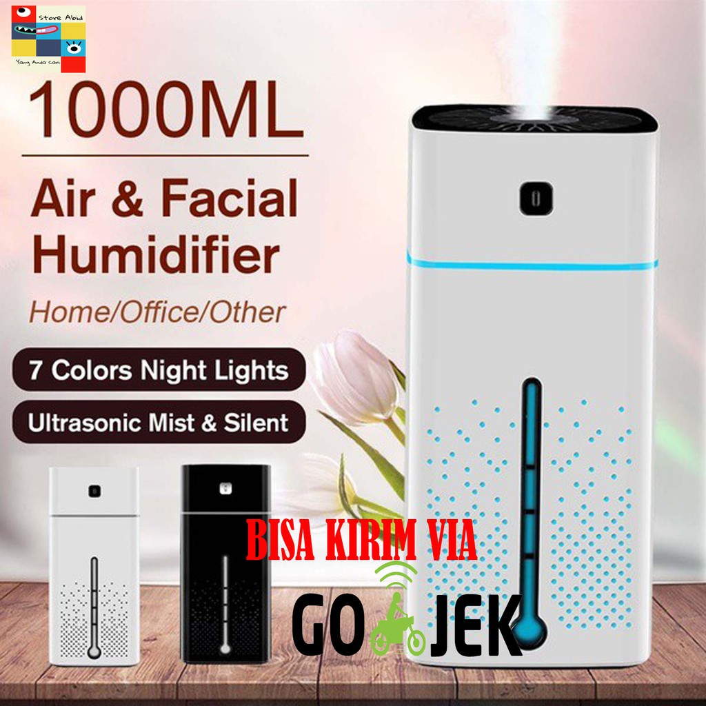 Humidifier Air Aromaterapi Difuser Pelembab Udara Penjernih Udara Air Purifier 1L