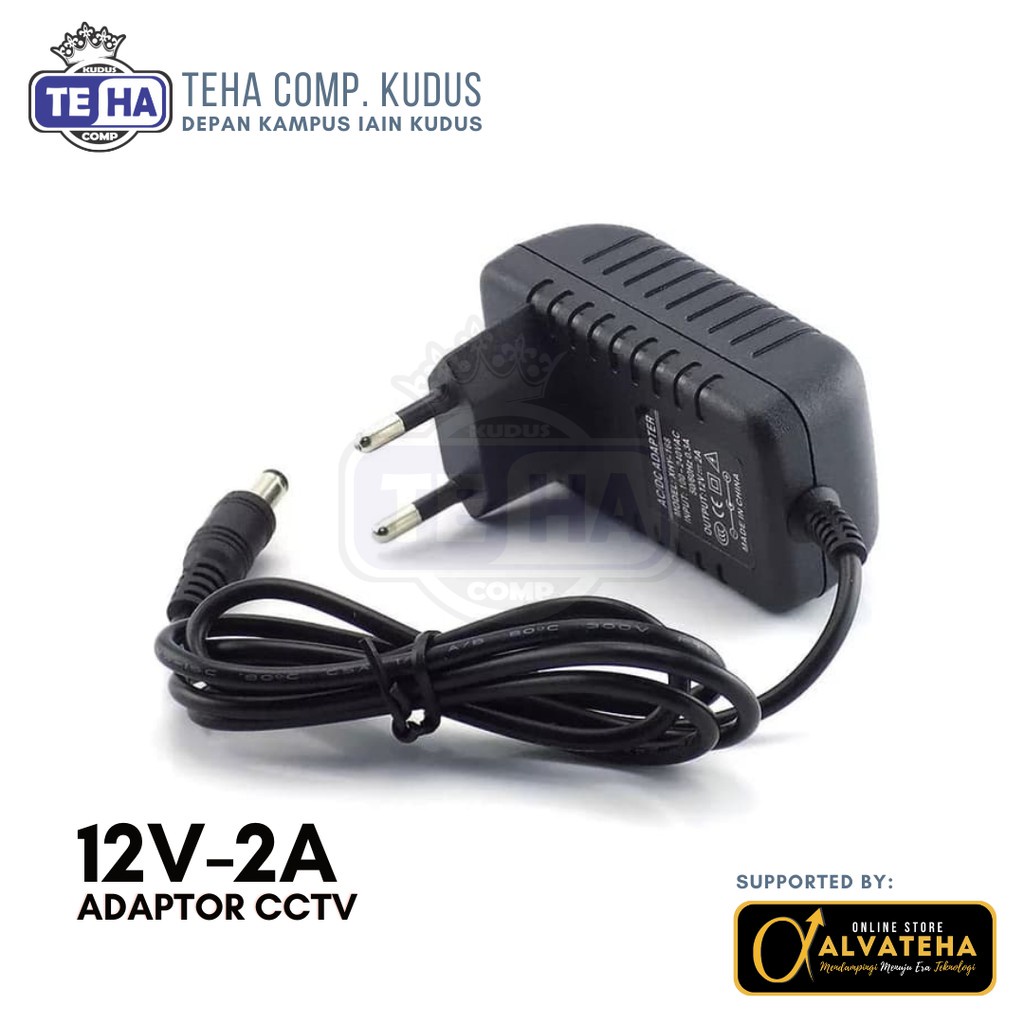 Adaptor CCTV 12V 2A CCTV Adapter 2 Ampere Power Supply CCTV