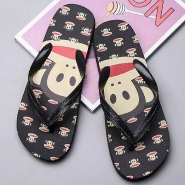 Sandal Jepit Spon Motif Monkey