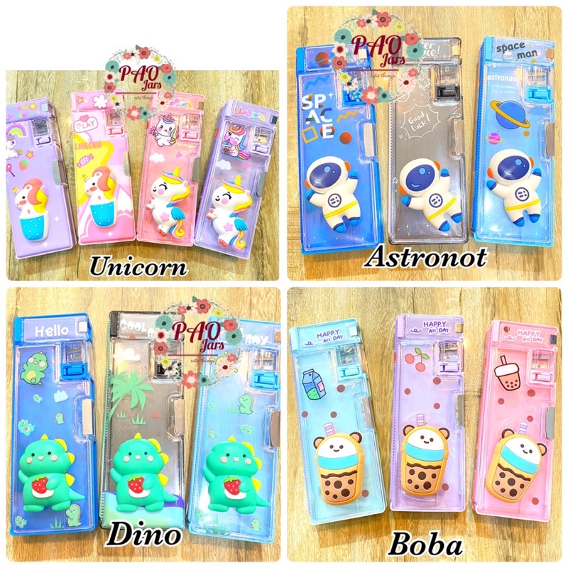 

tempat pensil magnet / kotak pensil karakter / tempat pensil anak