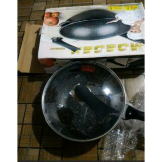 Moegen Wok Pan 30 Alat Masak Modern Sistem Vacum | Shopee Indonesia